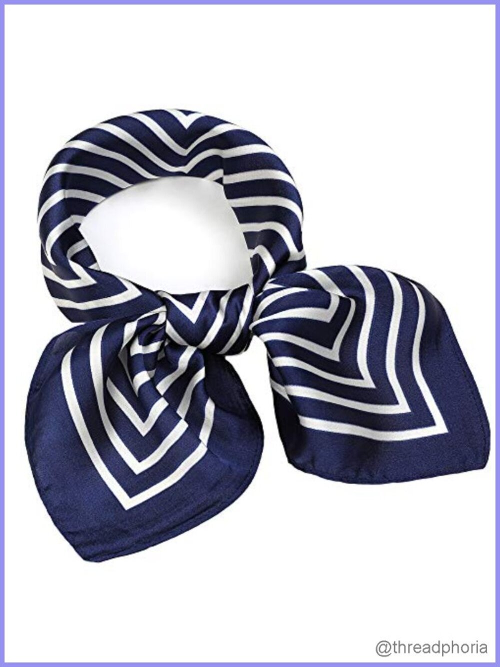 100% Polyester Fashion Scarf Small Square Satin Ribbon Neck Scarf for Women
